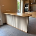 Plan bar en chêne massif