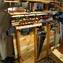 transformée en étagère avec toujours la possibilité de serrage