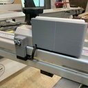 Butées et lecture d'angle numériques pour guide de scies à format et combis Holzprofi