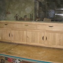 Enfilade chêne massif contemporaine