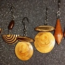 au milieu graines de l'arbre flamboyant