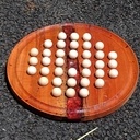 1er jeu de solitaire en bois et epoxy