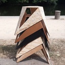 Tabourets géométriques