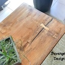 Table basse de style industriel