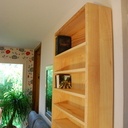 Meuble colonne en frêne massif