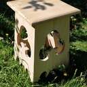 Tabouret en bois