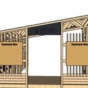 Pavillon du projet de co-construction de mobilier urbain