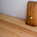 Grande étagère murale en Chêne et épicea