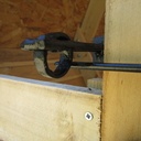 Ouverture-fermeture d'une cabane en bois