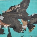 Marqueterie - Temps de chiens (2) - 41cm x 29cm