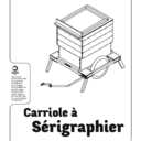 Carriole à sérigraphie