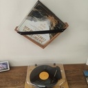 Rangement vinyles mural