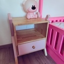 Table de chevet Tipi hévéa et sapin