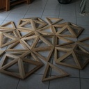 Pose à plat des pentagones