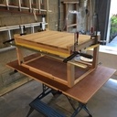 Table basse salon chêne