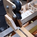 Lunette de tournage à deux galets