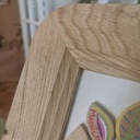 Cadre mural en chêne