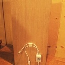 Le boîtier de commande et le capteur infrarouge de la télécomange