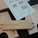 Petit banc en châtaignier