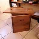 Coffre à jouet en bois de recup