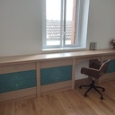 Meuble de rangement+ bureau