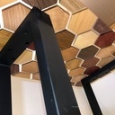 Table en nid d’abeille