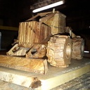 Wooden Skidder jd 640E