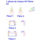 Plaques pour réalisation d'assemblage "queue d'aronde conique"