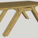 Table Basse Chêne massif