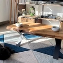 Table basse en chêne massif