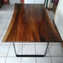 Table de salon en noyer