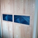 Portes coulissantes en frêne