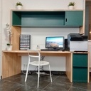 Bureau. Hêtre et Valchromat.