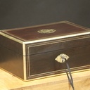 Remplacement de filet  laiton sur ecritoire 19 eme