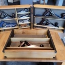 Boîtes de rangement empilables pour mes rabots