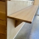 Meuble caisse. Frêne et CP Peuplier.