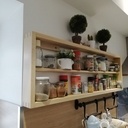 Etagère à épices en queue d'aronde