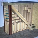 Agencement sous escalier