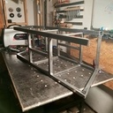 Meuble TV en métal et bois