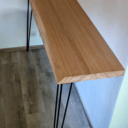 Console en chêne pour TV de 50 kg