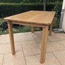 Table à manger 4/6 personnes en chêne massif