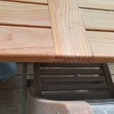 Table extérieure cèdre