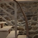 Escalier rampe débillardée ratée