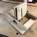 Vue de dessous, avant du montage