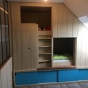 Une chambre pour 3 enfants.