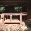 Établi Rouba en bois de fer (casuarina equisetifolia)