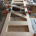 Porte Chêne et stratifié noir mat n°4