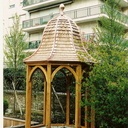 Volière en dôme a l'Imperial a pans coupés octogonale