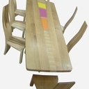 Table de réunion en chêne