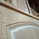 Porte intérieure avec chambranle